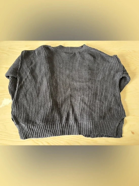 Universal Thread Gray Open-Front Knit Cardigan - Picture 5 of 5